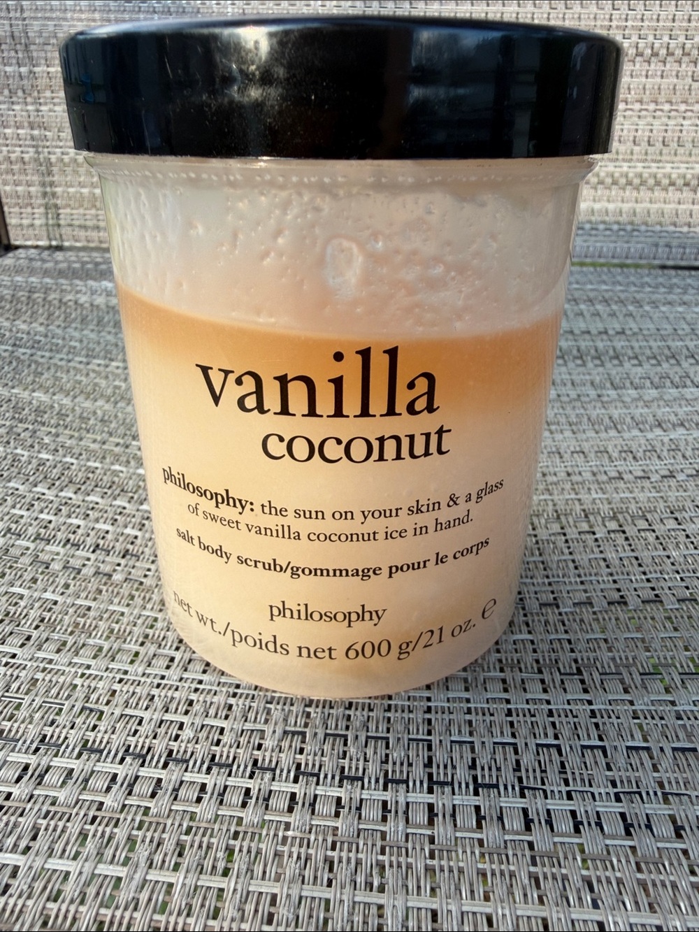 Philosophy Vanilla Coconut Salt Body Scrub 21 oz New Sealed